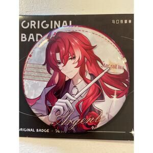 Honkai Star Rail Argenti Flash Glittery Large Badge